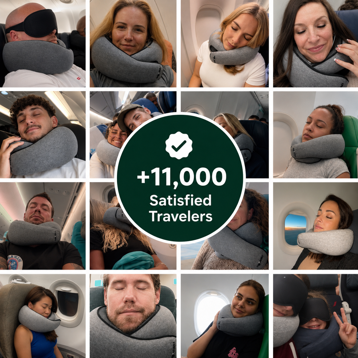 DreamRest | Oreiller de Voyage en Mousse à Mémoire de Forme