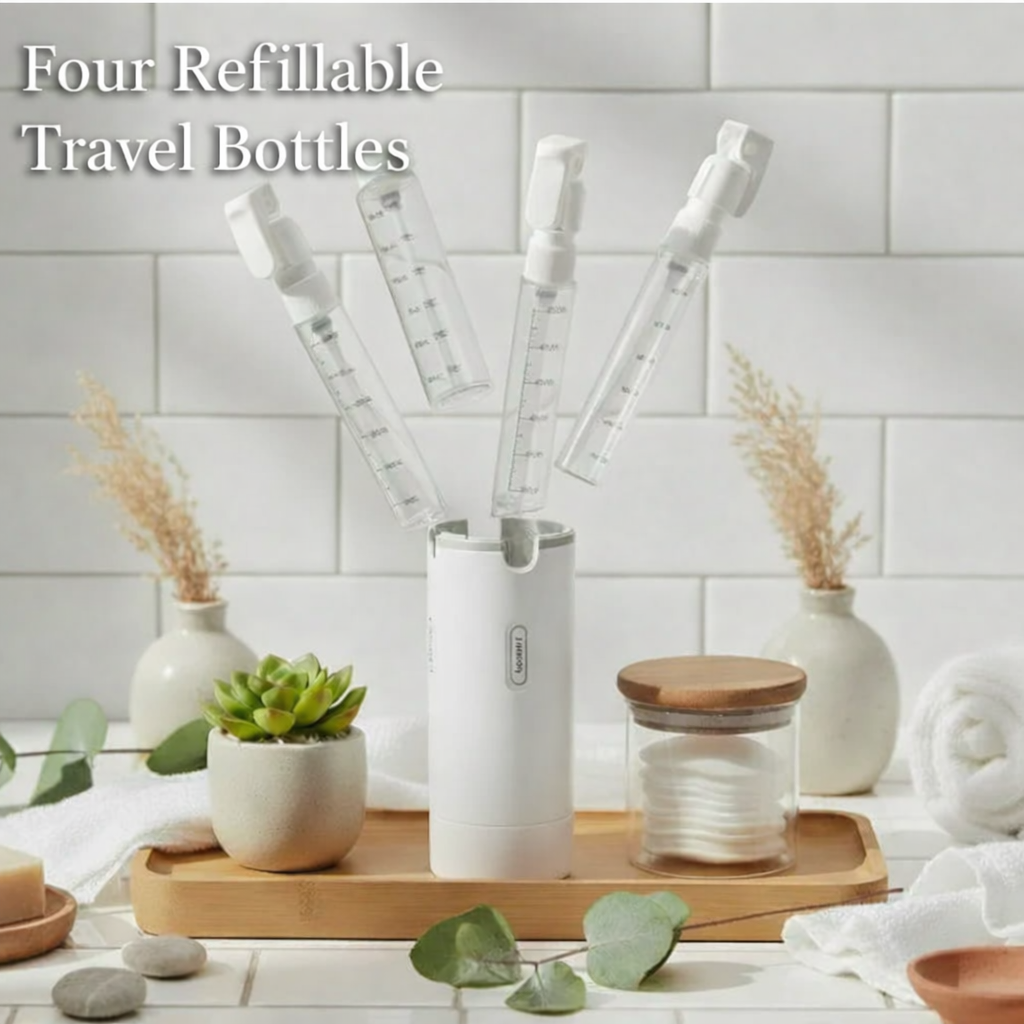 TripKit™ – 4-in-1 Smart Travel Dispenser